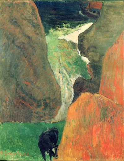 Sobre el abismo de Paul Gauguin